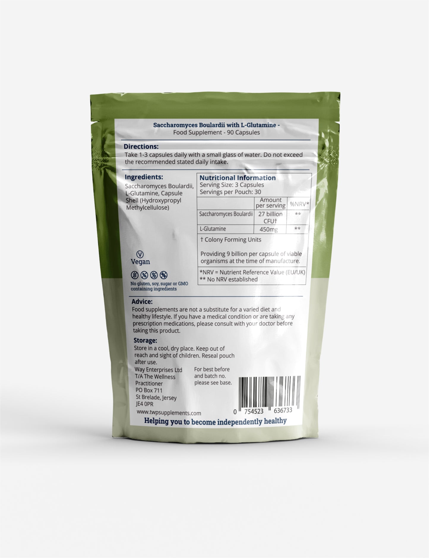 Saccharomyces Boulardii With L-glutamine