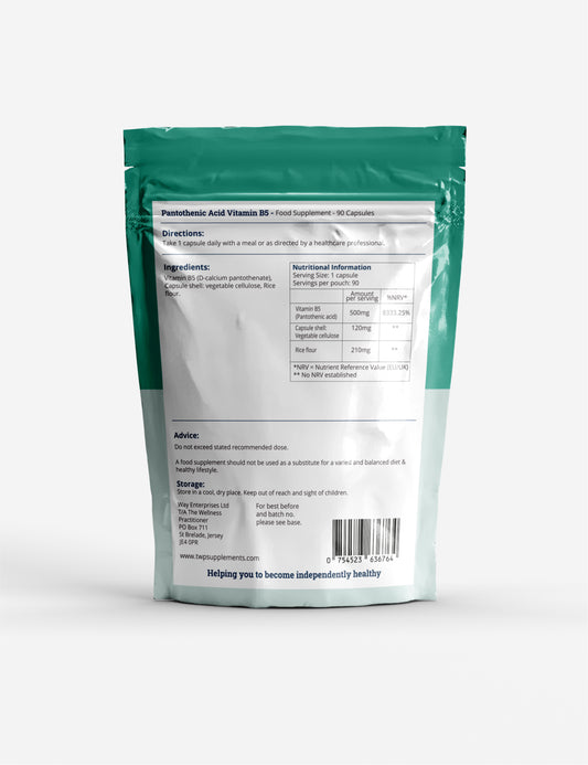 Pantothenic ACID B5 500mg